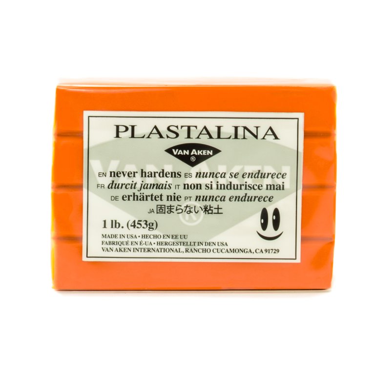 ▷ Plasticine Clay Orange 150gr. 