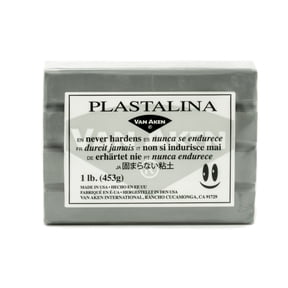 Van Aken Modeling Clay, 1 lb., Silver Gray