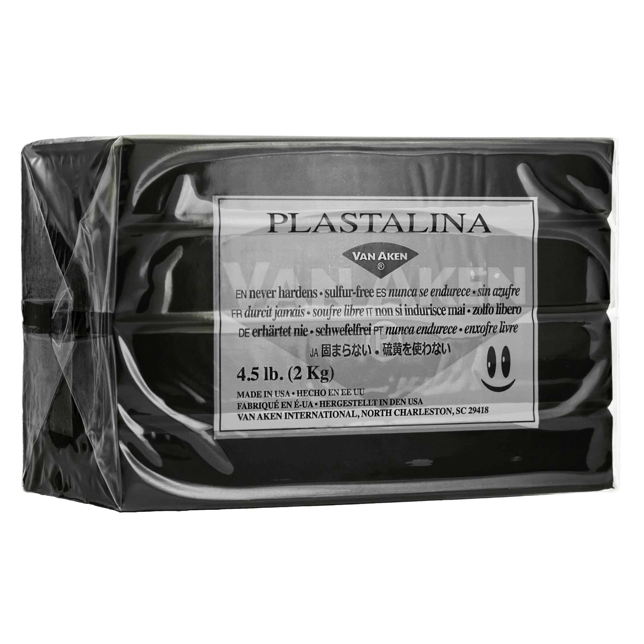 Van Aken Modeling Clay, 4.5 lbs., Black