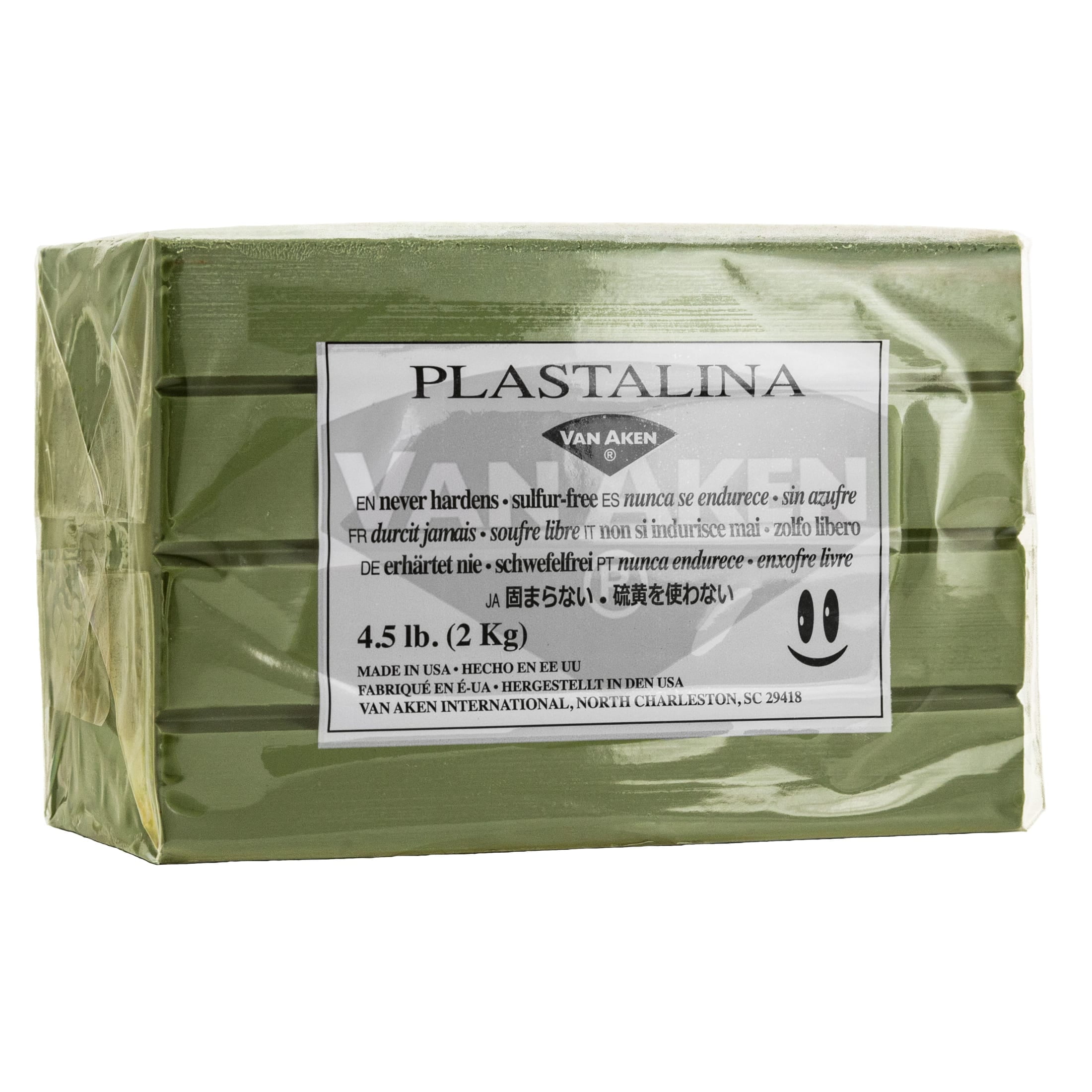 Van Aken Modeling Clay, 4.5 lbs., Gray Green
