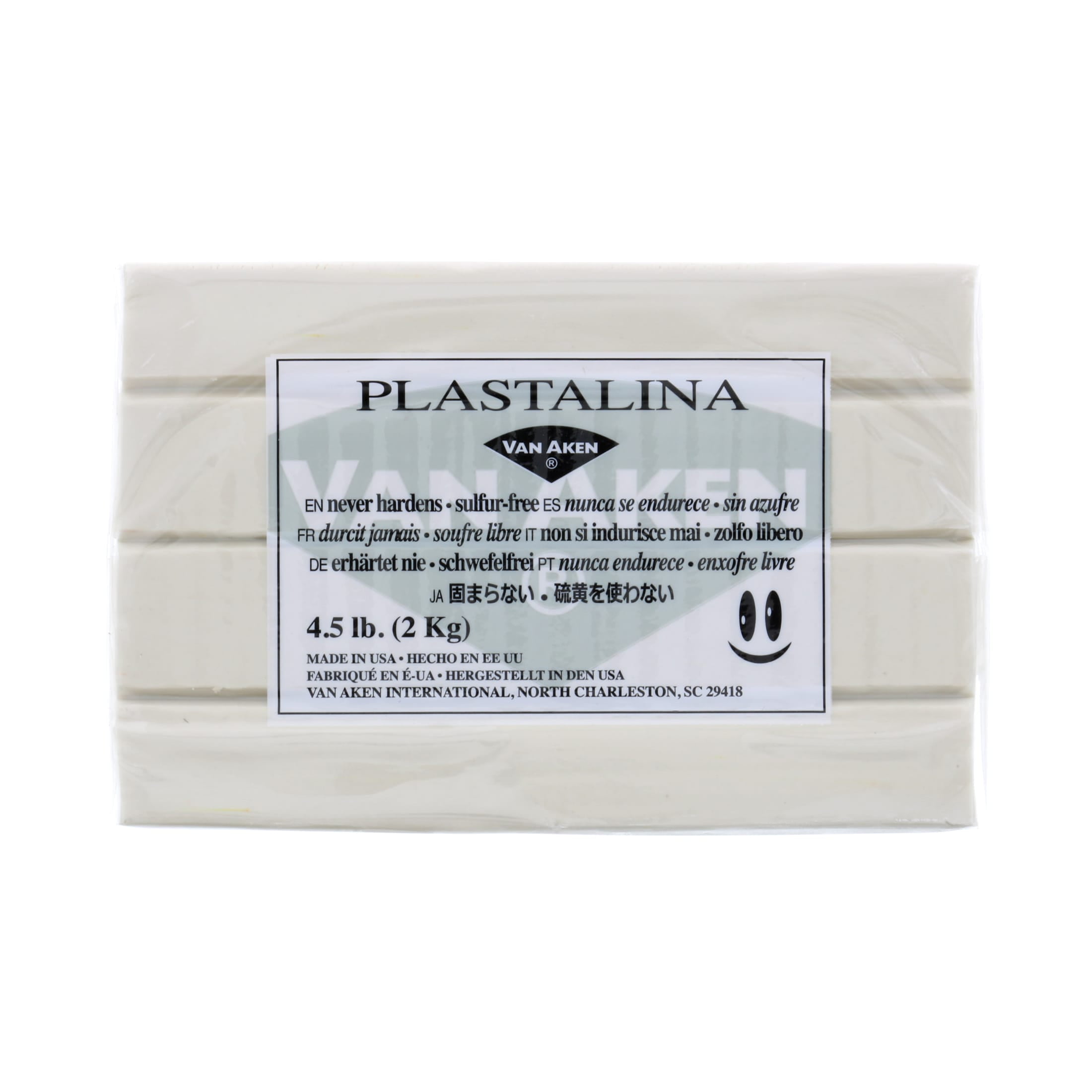 Van Aken Modeling Clay, 4.5 lbs., Ivory