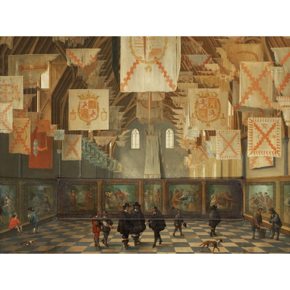 Van Bassen The Great Assembly Of 1651 Extra Large XL Wall Art Poster Print