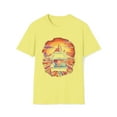 thumbnail image 1 of Van Bus Unisex T-Shirt Boho Festival Flowers 60s 70s, 1 of 3