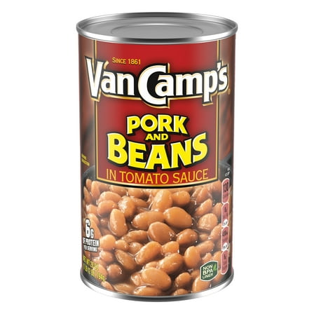 (8 pack) (8 pack) Van Camp's Pork and Beans, Canned Beans, 28 oz.