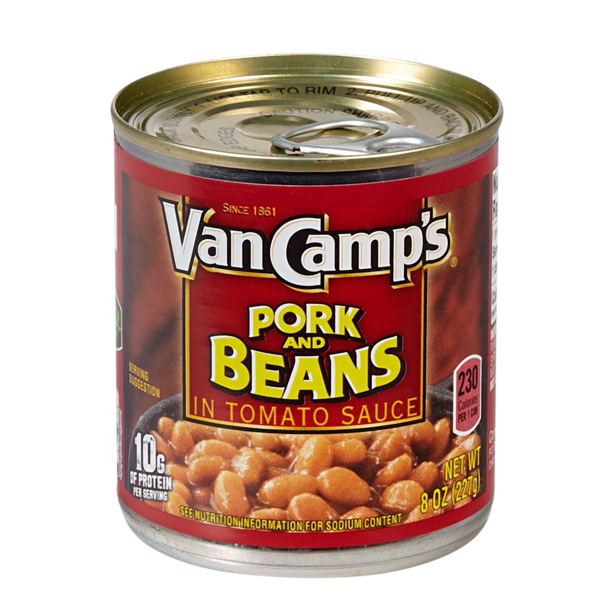 Van Camp's Pork and Beans in Tomato Sauce, 8 oz Can