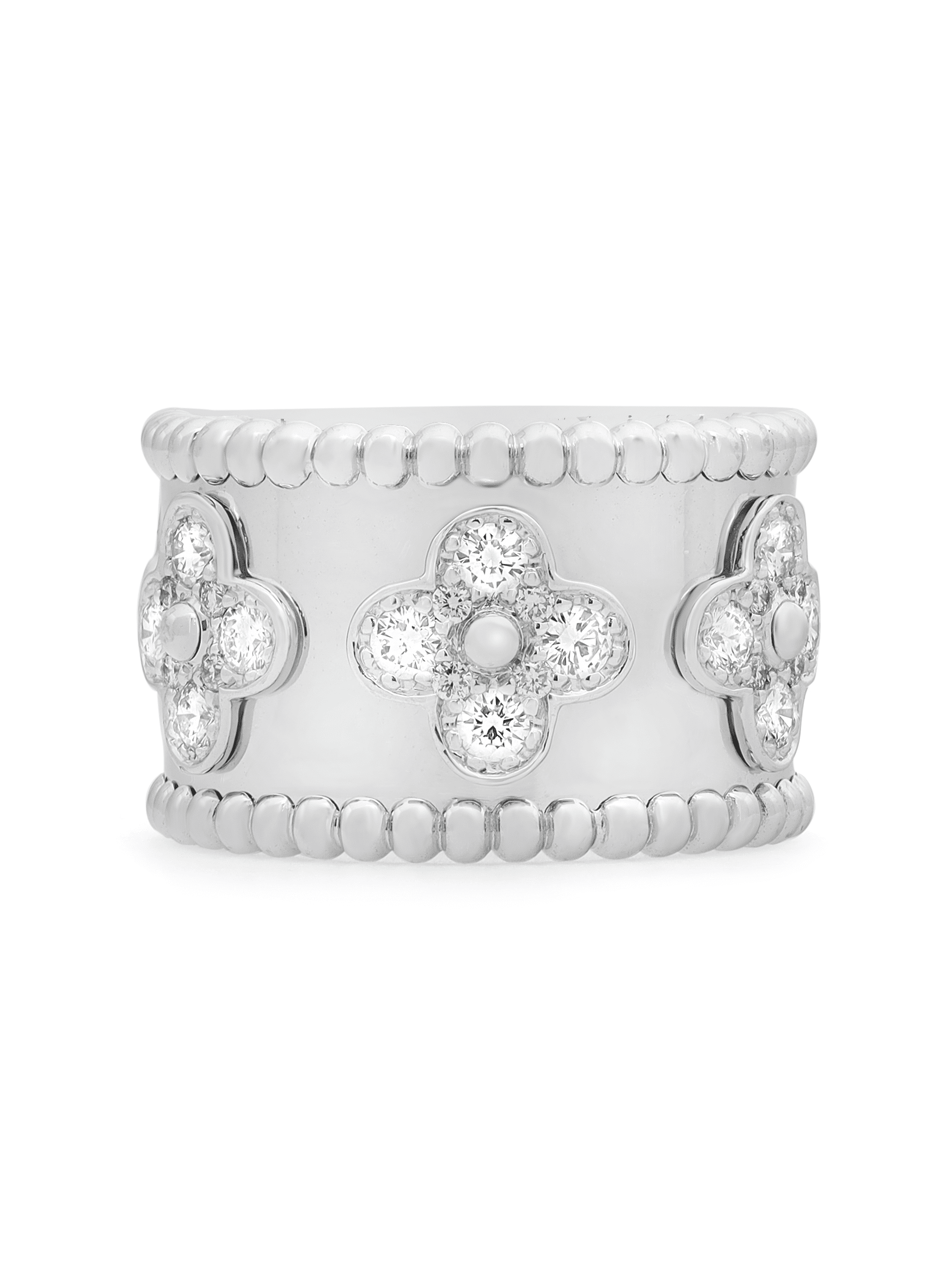 Van Cleef Arpels Perlee Clovers Diamond Band 18K Bahrain Ubuy