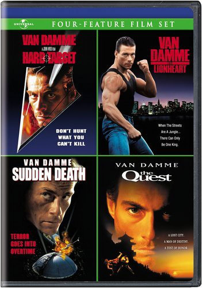 Van Damme Four-Feature Film Set (Hard Target / Lionheart