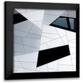 thumbnail image 1 of Van De, Jeroen 12x12 Black Modern Framed Museum Art Print Titled - Facade Lines, 1 of 5