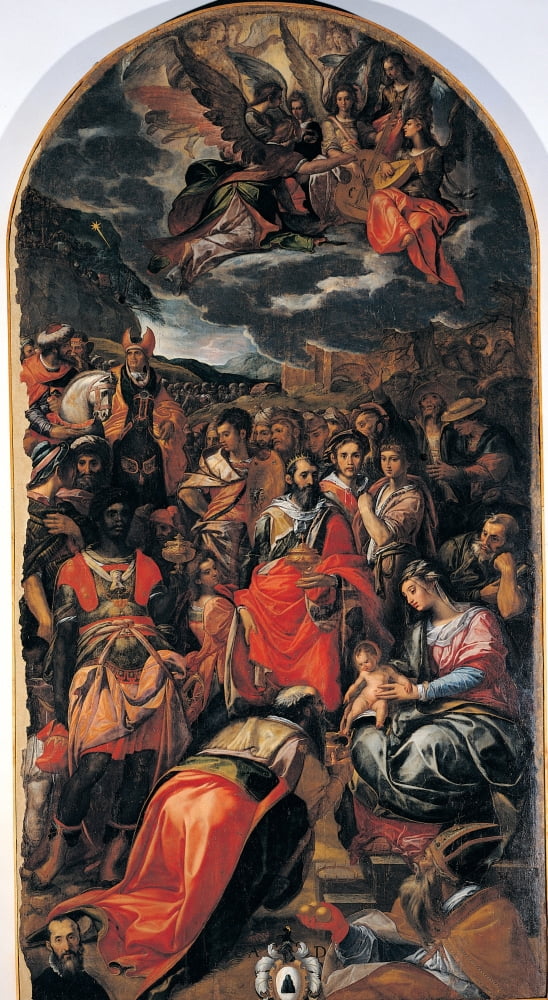 Van Den Broeck Hendrick Known As Arrigo Fiammingo Canvas Art - (24 x 36)