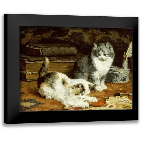 Van Den Eycken, Charles 14x11 Black Modern Framed Museum Art Print Titled - Signed and Sealed