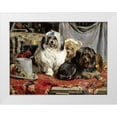 thumbnail image 1 of Van Den Eycken, Charles 32x25 White Modern Wood Framed Museum Art Print Titled - Circus Entertainers, 1 of 4