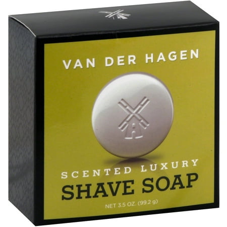 Van Der Hagen Men's Luxury Scented Soap 3.50 oz (Pack of 3)