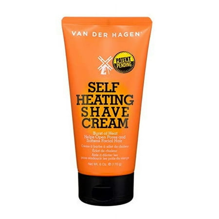 Van Der Hagen Self-Heating Shave Cream, 6 oz, 6 Pack