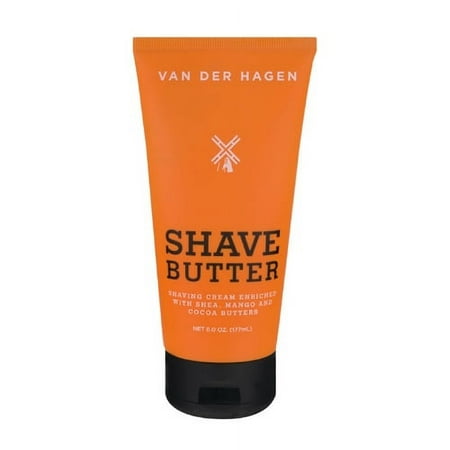 Van Der Hagen Shave Butter, Natural, 6 oz , 3 Pack