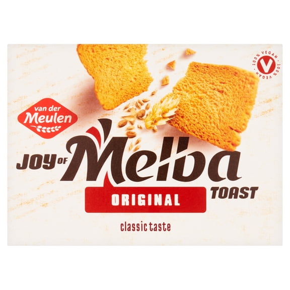 Van Der Meulen Melba Original Thins 100G, Imported from Britain