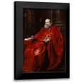 thumbnail image 1 of Van Dyck, Anthony 13x18 Black Modern Framed Museum Art Print Titled - Portrait of Agostino Pallavicini, 1 of 5