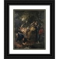thumbnail image 1 of Van Dyck, Anthony 15x18 Black Ornate Wood Framed with Double Matting Museum Art Print Titled - The Betrayal of Museumist, 1 of 4
