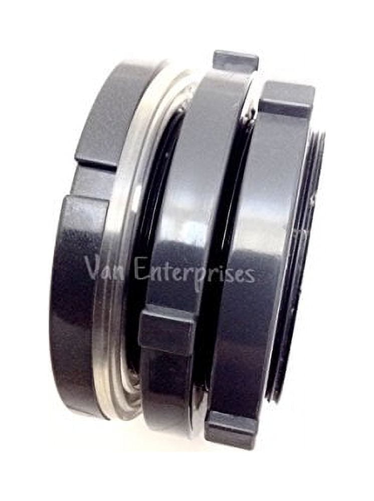 3" Gray PVC Bulkhead Tank Fitting Adapter with Dual Locking Nuts