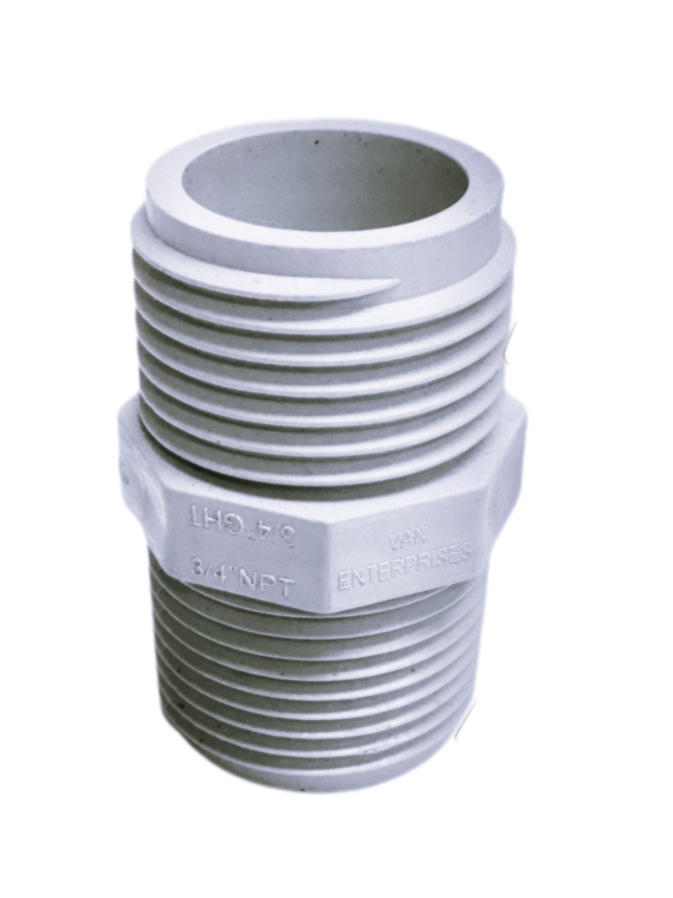 Van Enterprises PVC Garden Hose Adapter (Male 3/4" NPTx 3/4" GHT