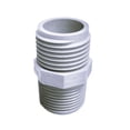 thumbnail image 1 of Van Enterprises PVC Garden Hose Adapter (Male 3/4" NPTx 3/4" GHT), 1 of 5