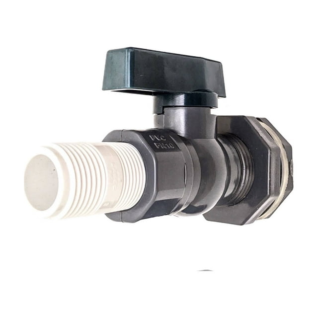 Van Enterprises DIY Rain Barrel Spigot & 3/4" PVC Ball Valve Kit with