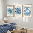 thumbnail image 1 of Van Gogh Blue Poster Prints Set of 3, Blue Lavender Flower Market Wall Art Picasso Butterfly Aesthetic Canvas Paintings Decor Artwork for Teen Girls Dorm Bedroom Living Room, 1 of 6