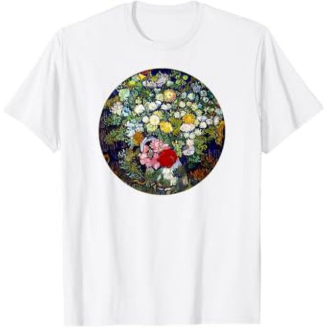 Van Gogh "Bouquet of Flowers in a Vase" Famous Fine Art TShirt