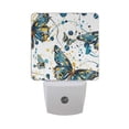 thumbnail image 1 of Van Gogh Butterfly Night Light 2 Pack LED Nightlight Plug into Wall Dusk to Dawn Sensor Soft White, 1 of 7