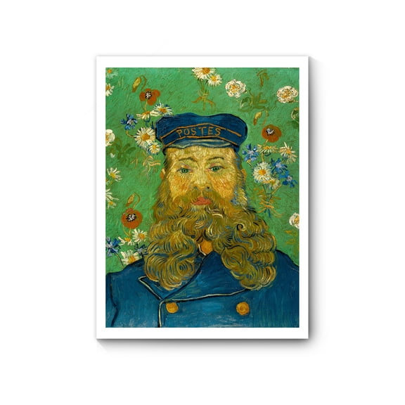 Van Gogh Canvas Print Wall Art, Famous Oil Painting Art Prints Reproduction Portrait of Joseph Roulin