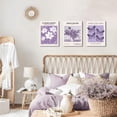 thumbnail image 1 of Van Gogh Canvas Wall Art Set Of 3  Purple Lavender Flower Market Decor Paintings Picasso Butterfly Aesthetic Posters Prints Room For Teen Dorm Bedroom Bathroom 12x16in Framed, 1 of 8