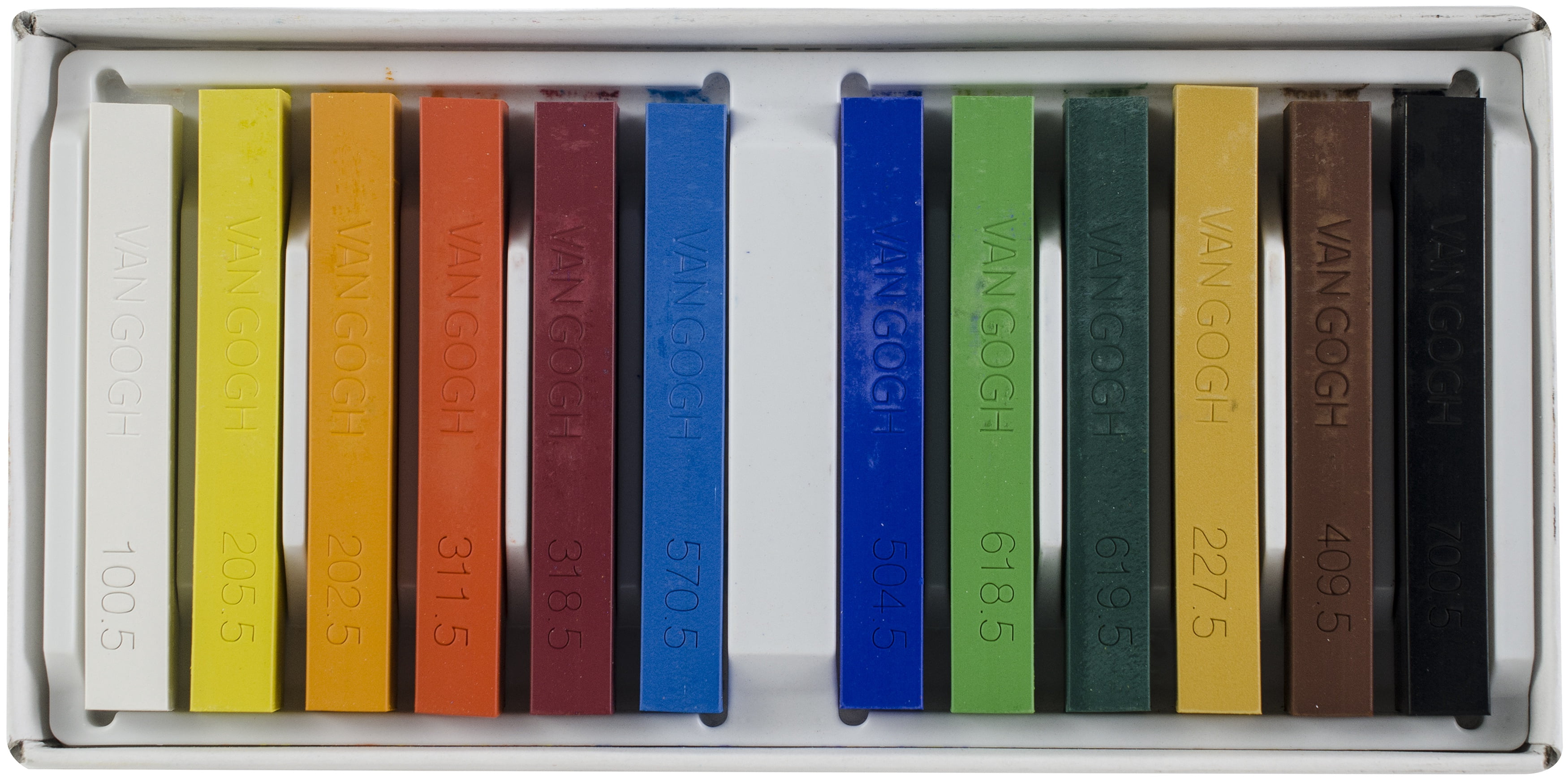Van Gogh Carre Oil Pastels Set 12/Pkg-General Selection
