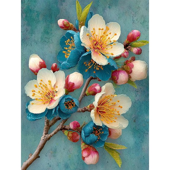 Van Gogh Chestnut Flower Branch Canvas Art, Classic Spring Painting, Elegant Home Decor