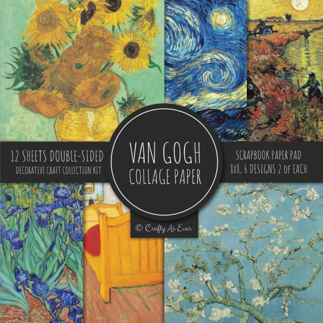 Van Gogh Collage Paper for Scrapbooking: Famous Paintings, Fine