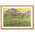 thumbnail image 1 of Van Gogh Framed Wall Art Print A Meadow In The Mountains Classic Wall Decor Vintage Art Room Decor, 1 of 8
