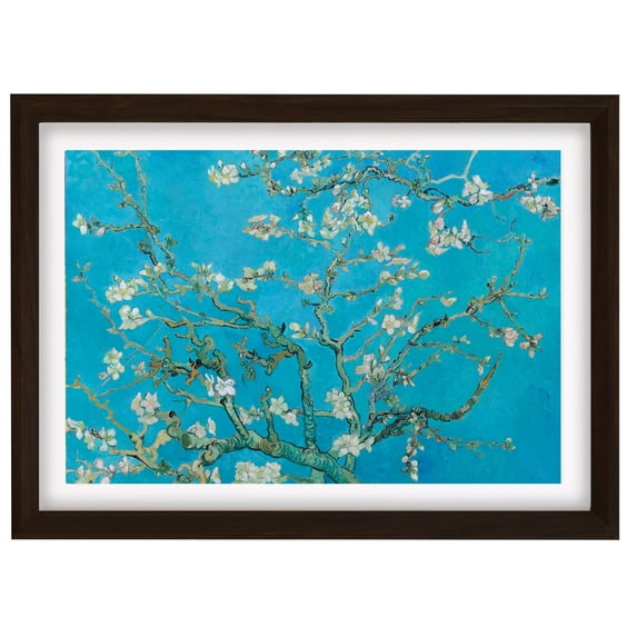 Van Gogh Framed Wall Art Print Branches With Almond Blossom Classic Wall Decor Vintage Art Room Decor