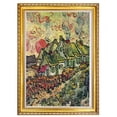 thumbnail image 1 of Van Gogh Framed Wall Art Print Cottages Reminiscence Of The North Classic Wall Decor Vintage Art Room Decor, 1 of 8