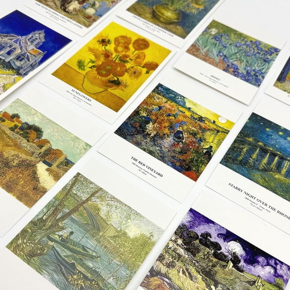 Van Gogh Greeting Cards Blank Postcard Set