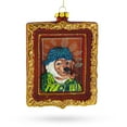 thumbnail image 1 of Van Gogh Inspired Dog Portrait Glass Christmas Ornament, 1 of 5