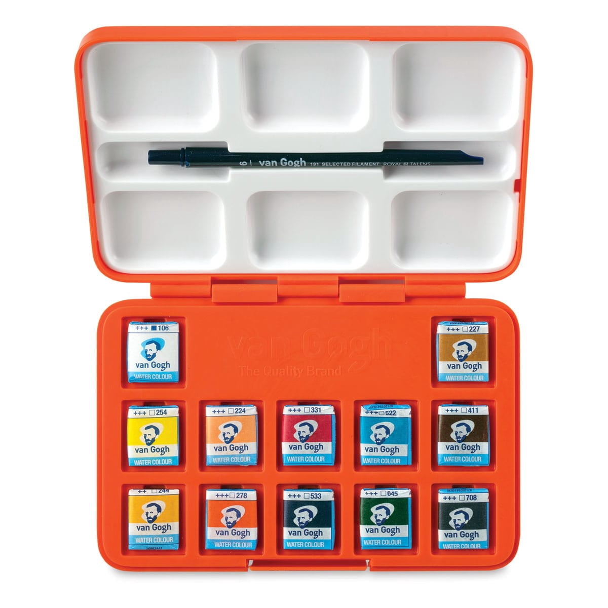 Van Gogh Museum Watercolor Pocket Box - Set of 12, Van Gogh Museum Assorted Colors