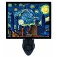 thumbnail image 1 of Night Light - Atlanta Starry Night. | Van Gogh Theme, Includes Free Switchable Insert, 4W Bulb, E12 Base, 1 of 2
