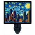 thumbnail image 1 of Night Light - Boston Starry Night. | Van Gogh Theme, Includes Free Switchable Insert, 4W Bulb, E12 Base, 1 of 2