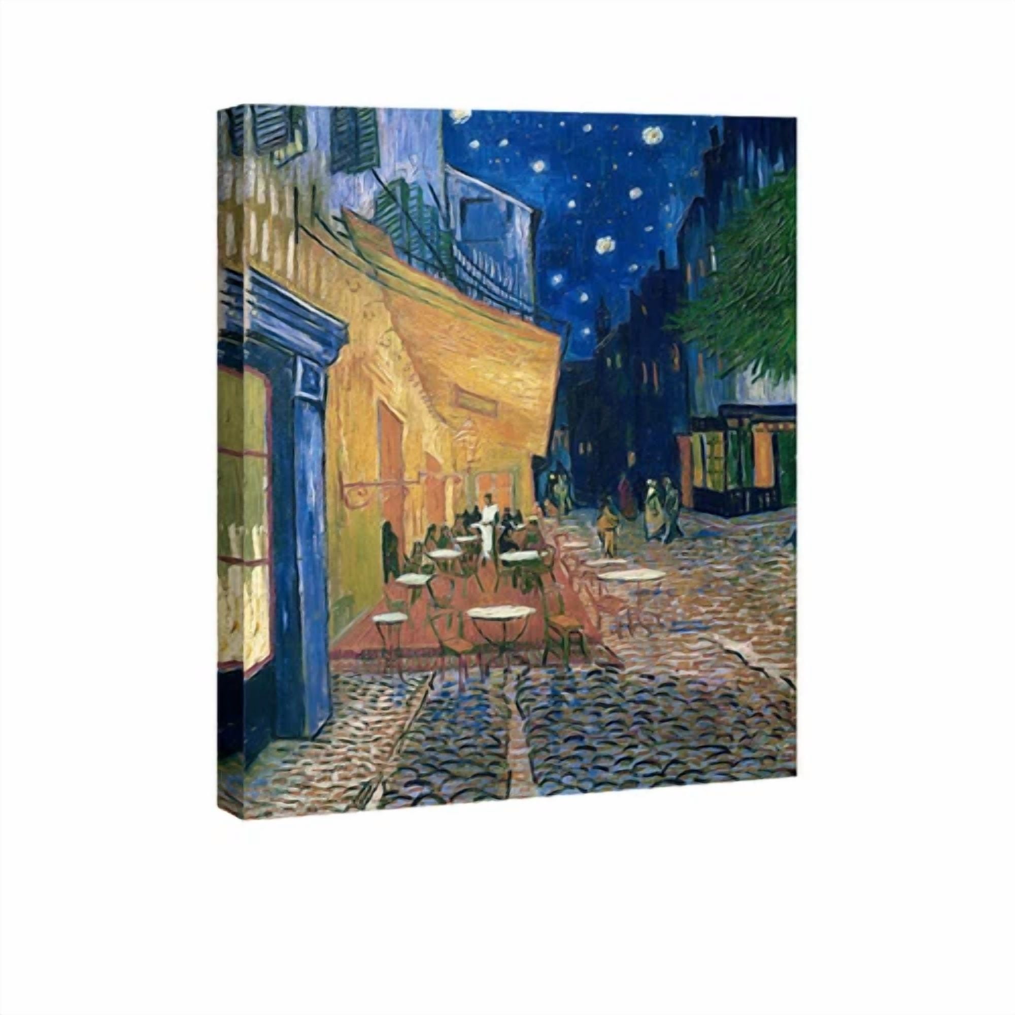 Van Gogh Painting Repro Canvas Print Wall Art Home Decor Cafe Terrace Pictures