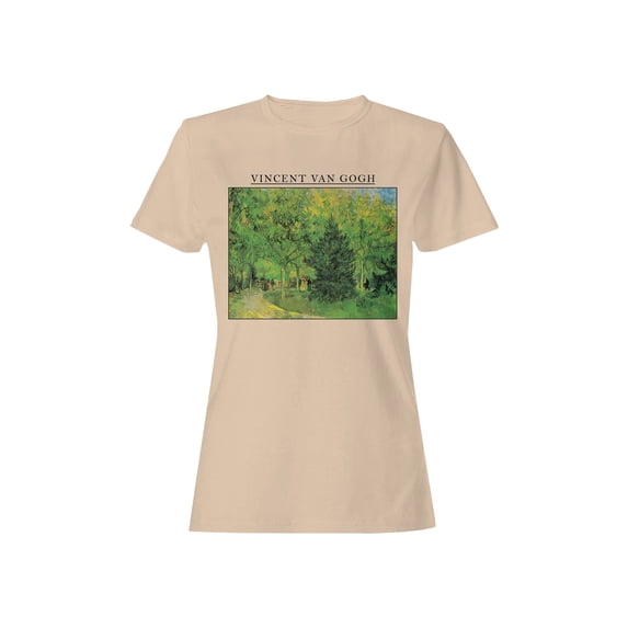 Van Gogh Park Landscape Art Women's T-shirt
