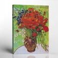 thumbnail image 1 of Van Gogh Prints, Red Poppies and Daisies Canvas Print, Famous Paintings Wall Art, Red Poppy Pictures Wall Décor, Van Gogh Canvas Wall Art, Ready To Hang for Living Room Home Wall Decor 11x14, 1 of 7