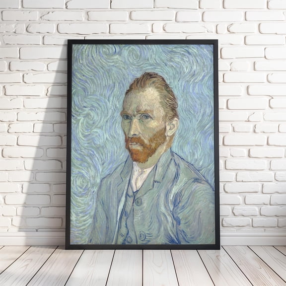 Van Gogh Self Portrait Vintage Gallery Wall Museum s Housewarming, Unframed Poster