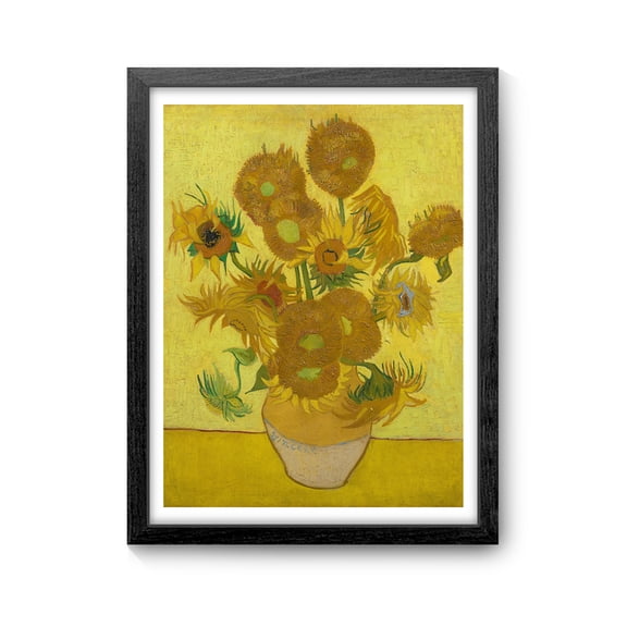 Van Gogh Sunflowers Canvas Wall Art, Famous Oil Painting Art Prints Reproduction, Modern Artwork Canvas Poster