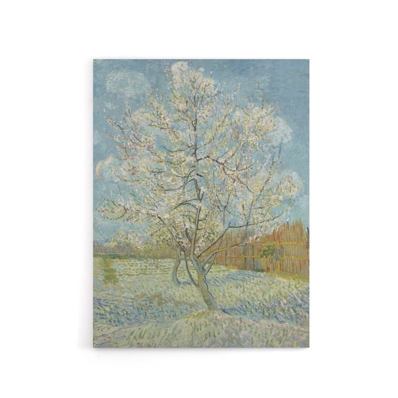 Van Gogh The Peach Tree Canvas Wall Art Print 18X24"