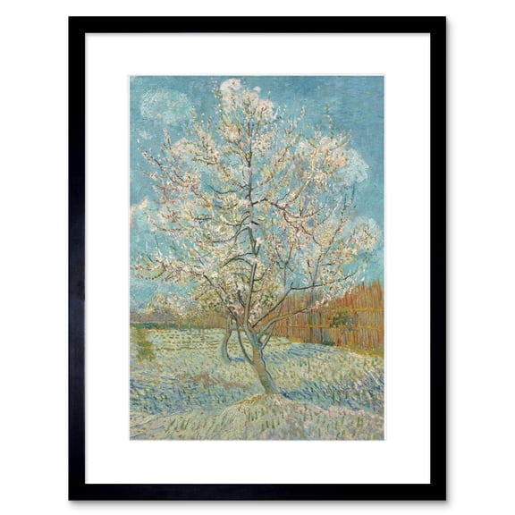 Van Gogh The Pink Peach Tree Framed Wall Art Print