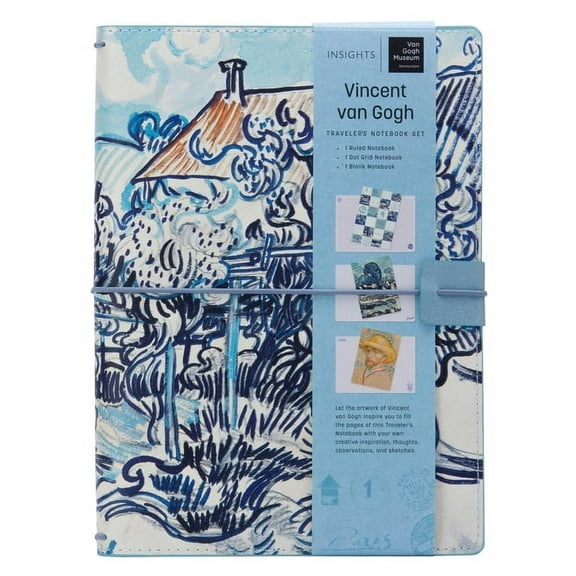 Van Gogh Traveler's Notebook Set: (Refillable Notebook), (Paperback)