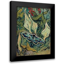 Van Gogh, Vincent 11x14 Black Modern Framed Museum Art Print Titled - Emperor Moth